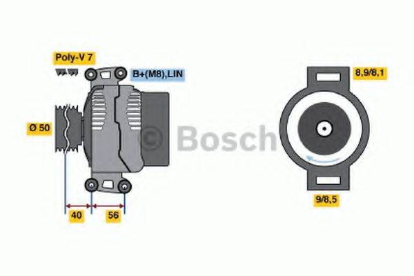 BOSCH 0986047790 Генератор