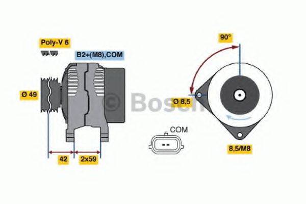 RENAULT 8200262318 Генератор