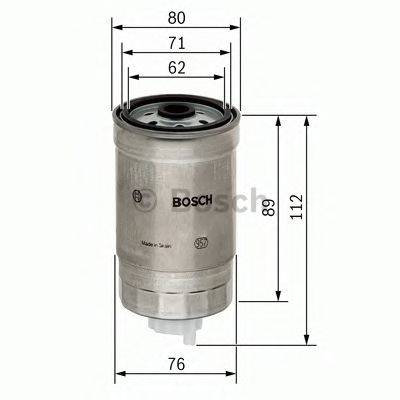 BOSCH G 08 Паливний фільтр