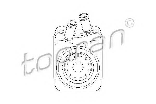 TOPRAN 101448 масляний радіатор, моторне масло