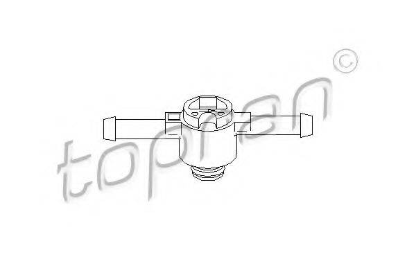 TOPRAN 108643 Клапан, паливний фільтр