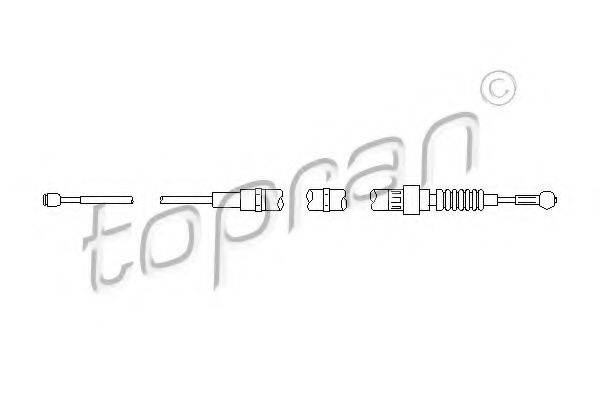 TOPRAN 112147 Трос, стоянкова гальмівна система