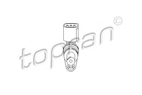 TOPRAN 111380 Датчик частоти обертання, керування двигуном