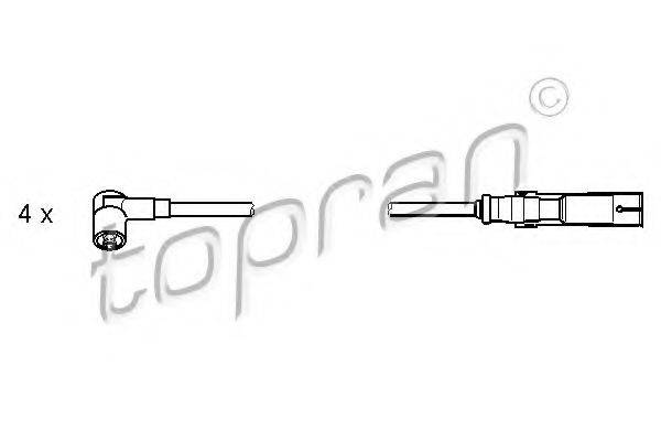 TOPRAN 108961 Комплект дротів запалювання