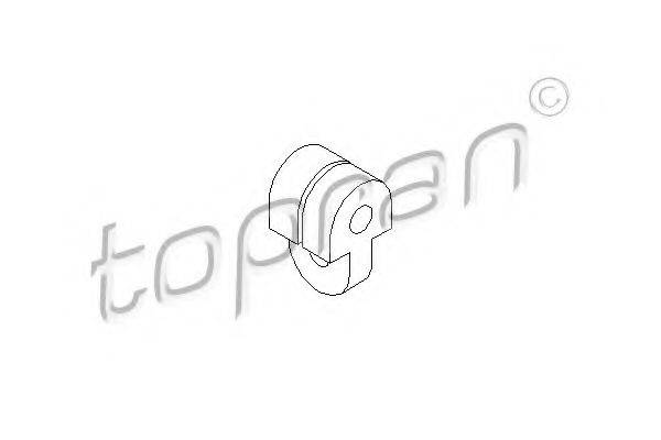 TOPRAN 700616 Кронштейн, глушник