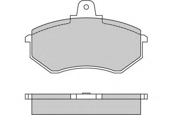 PAGID T0261 Комплект гальмівних колодок, дискове гальмо