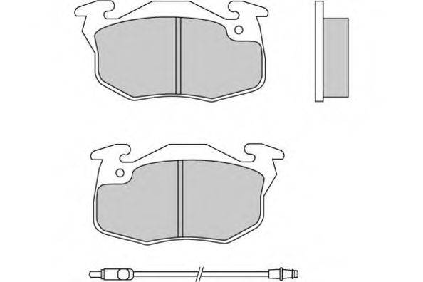 E.T.F. 120269 Комплект тормозных колодок, дисковый тормоз