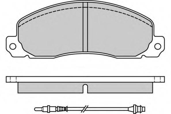 E.T.F. 20927 Комплект гальмівних колодок, дискове гальмо