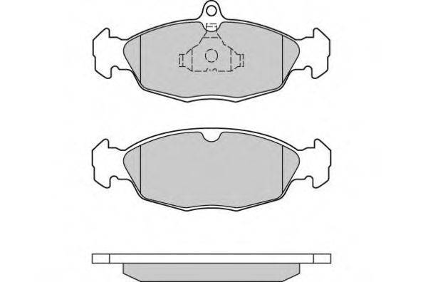 E.T.F. 20547 Комплект гальмівних колодок, дискове гальмо