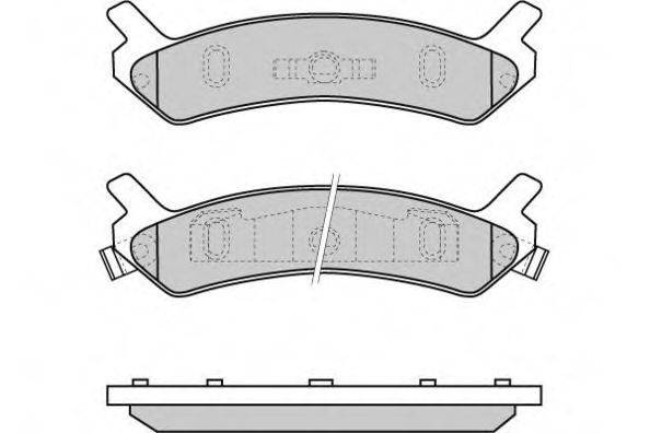 E.T.F. 21770 Комплект гальмівних колодок, дискове гальмо