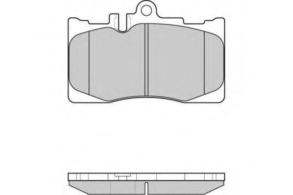 E.T.F. 23331 Комплект гальмівних колодок, дискове гальмо