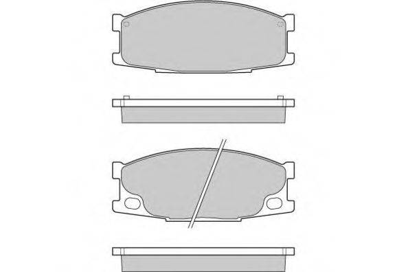 E.T.F. 23941 Комплект гальмівних колодок, дискове гальмо
