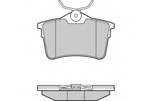 E.T.F. 24765 Комплект гальмівних колодок, дискове гальмо