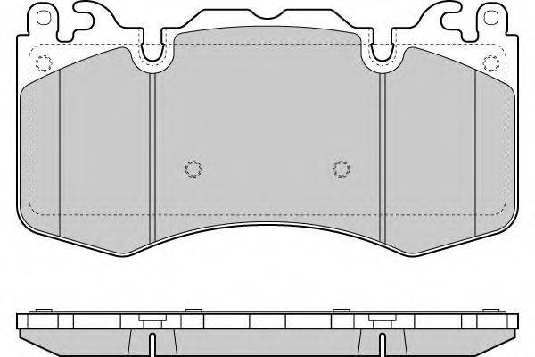 E.T.F. 24659 Комплект гальмівних колодок, дискове гальмо