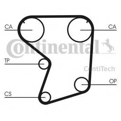 CONTITECH CT610 Ремінь ГРМ
