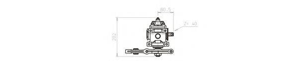 VW 113 415 061EX Рульовий механізм