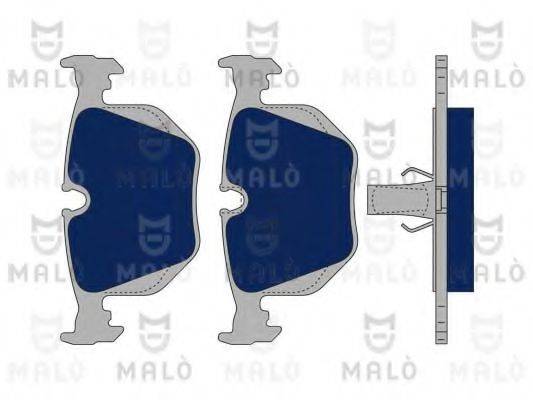 MALO 1050029 Комплект гальмівних колодок, дискове гальмо