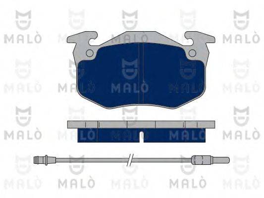 MALO 1050056 Комплект гальмівних колодок, дискове гальмо