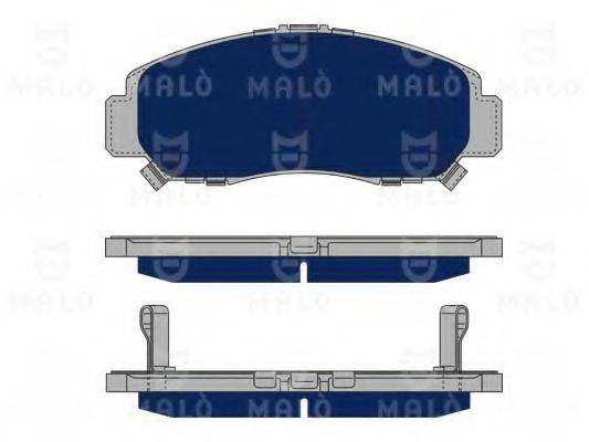 MALO 1050089 Комплект гальмівних колодок, дискове гальмо