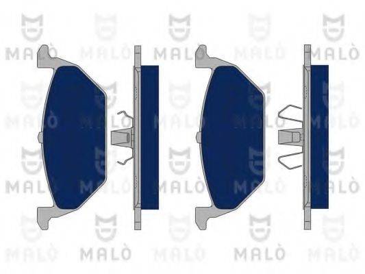 MALO 1050104 Комплект гальмівних колодок, дискове гальмо