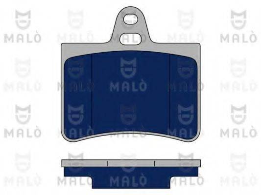MALO 1050167 Комплект гальмівних колодок, дискове гальмо