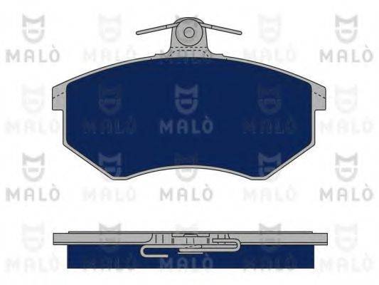 MALO 1050172 Комплект гальмівних колодок, дискове гальмо