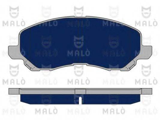 MALO 1050238 Комплект гальмівних колодок, дискове гальмо