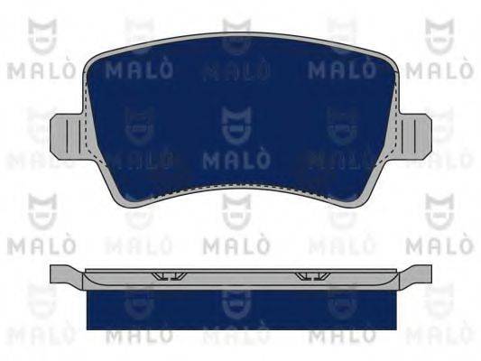MALO 1050246 Комплект гальмівних колодок, дискове гальмо