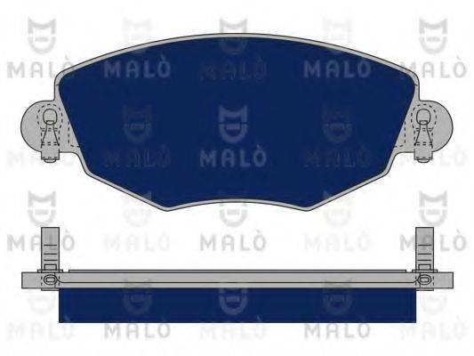 MALO 1050395 Комплект гальмівних колодок, дискове гальмо