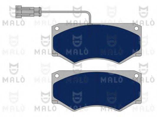 MALO 1050606 Комплект гальмівних колодок, дискове гальмо