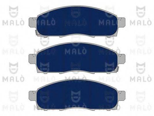 MALO 1050907 Комплект гальмівних колодок, дискове гальмо
