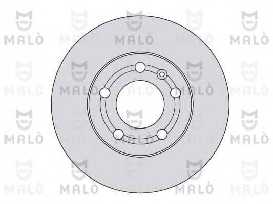 MALO 1110163 гальмівний диск