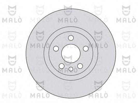MALO 1110166 гальмівний диск