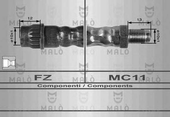 MALO 80207 Гальмівний шланг