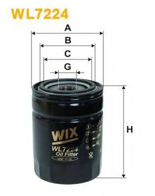 WIX FILTERS WL7224 Масляний фільтр
