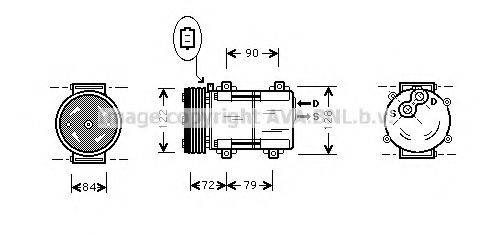 PRASCO FDK351 Компресор, кондиціонер