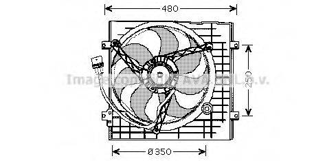 PRASCO VW7506 Вентилятор, охолодження двигуна