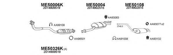 VENEPORTE 500195 Система випуску ОГ