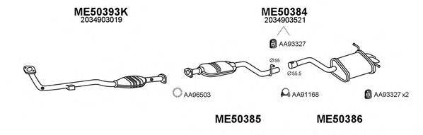 VENEPORTE 500259 Система випуску ОГ