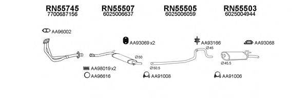 VENEPORTE 550297 Система випуску ОГ