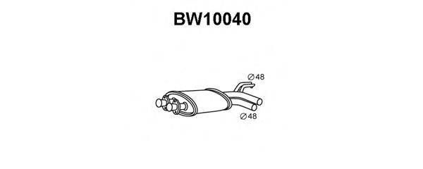 VENEPORTE BW10040 Передглушувач вихлопних газів