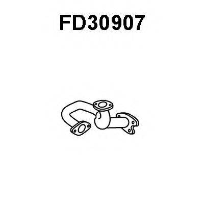 FORD 1026154 Труба вихлопного газу