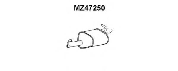 MAZDA L30140200C Глушник вихлопних газів кінцевий