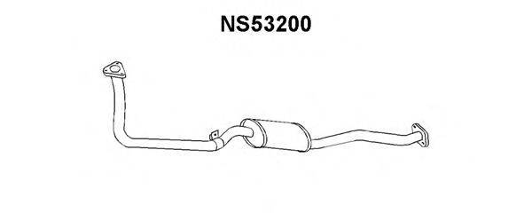 NISSAN 2001024G00 Передглушувач вихлопних газів