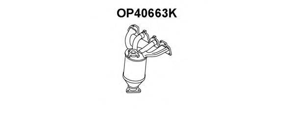 OPEL R1620090 Каталізатор колектора