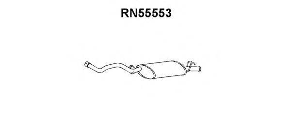 VENEPORTE RN55553 Глушник вихлопних газів кінцевий