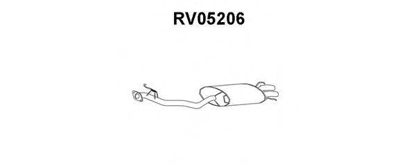 VENEPORTE RV05206 Глушник вихлопних газів кінцевий