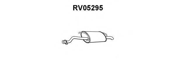 ROVER/AUSTIN RR166B Глушник вихлопних газів кінцевий