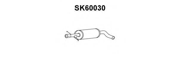 VENEPORTE SK60030 Передглушувач вихлопних газів