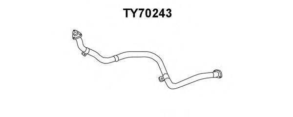 VENEPORTE TY70243 Труба вихлопного газу